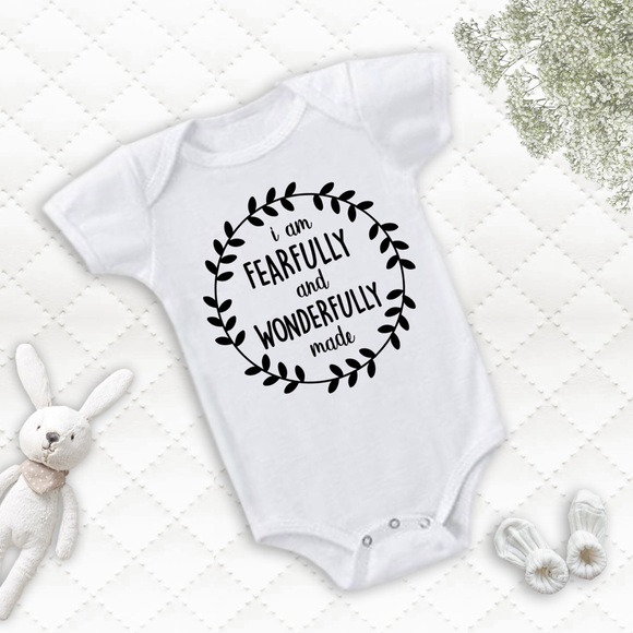 I am Fearfully and Wonderfully Made OnesieProverbsOnesie